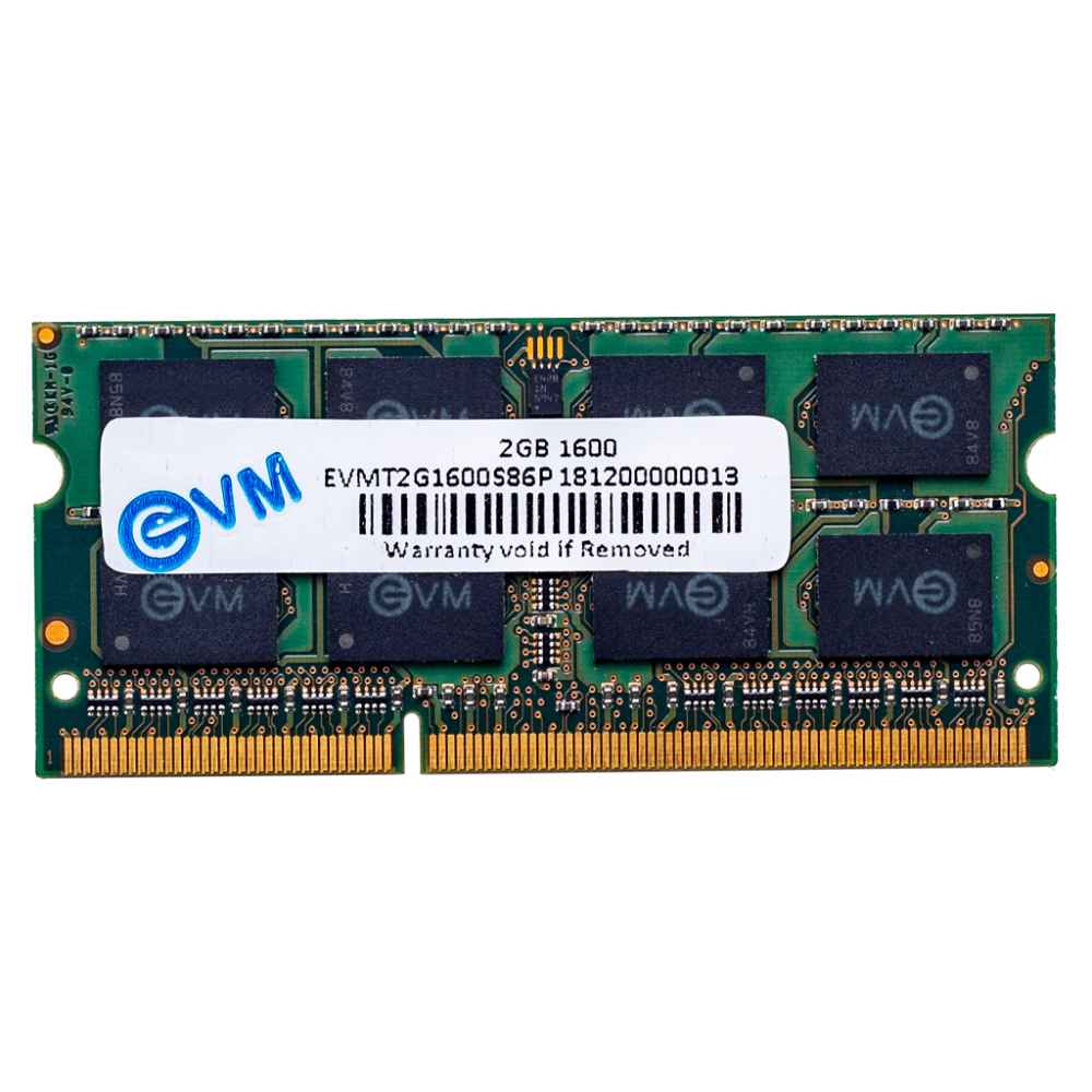 EVM LAPTOP DDR3 2GB RAM 1333MHZ (10YEAR)