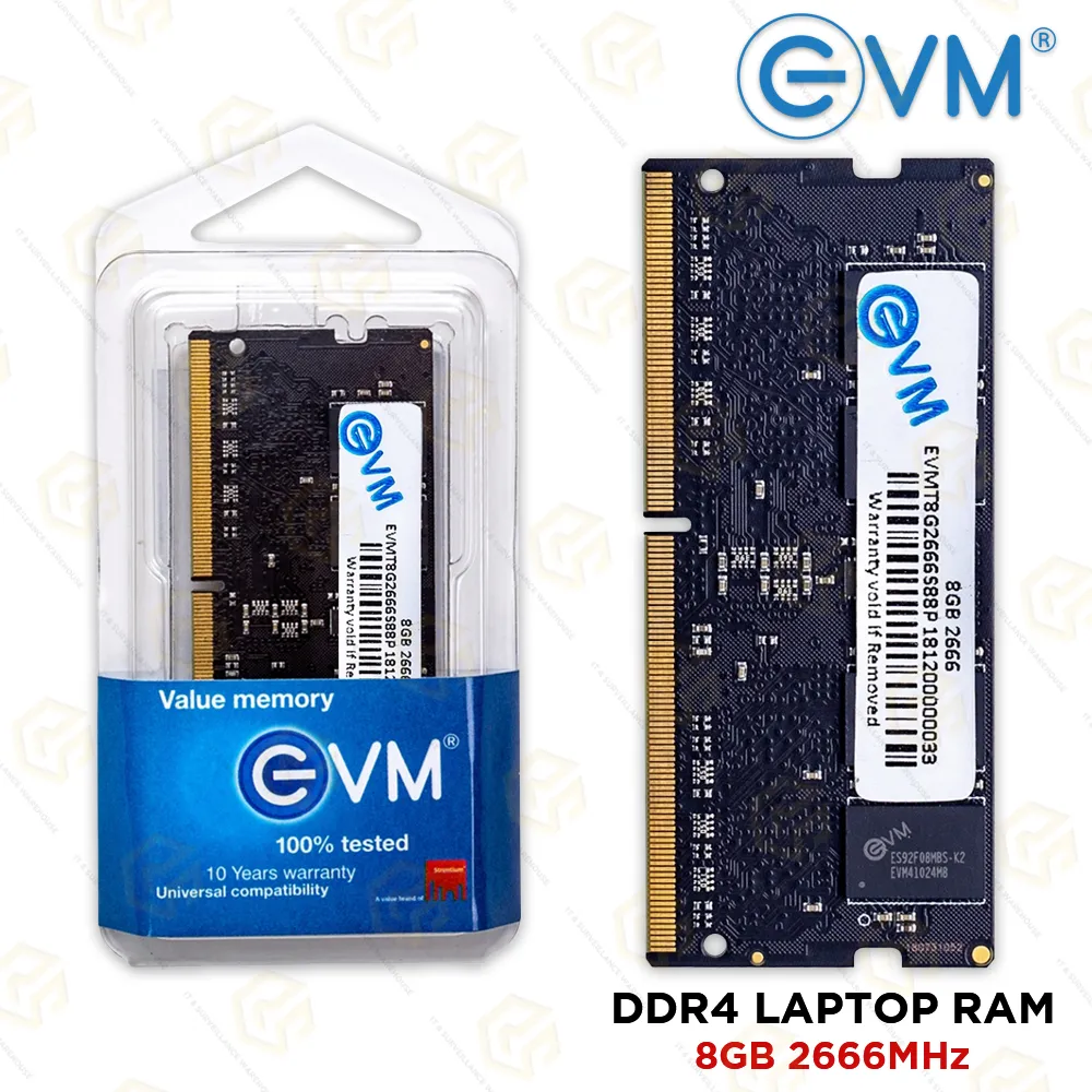 EVM LAPTOP DDR4 8GB RAM 2666MHZ (10YEAR)