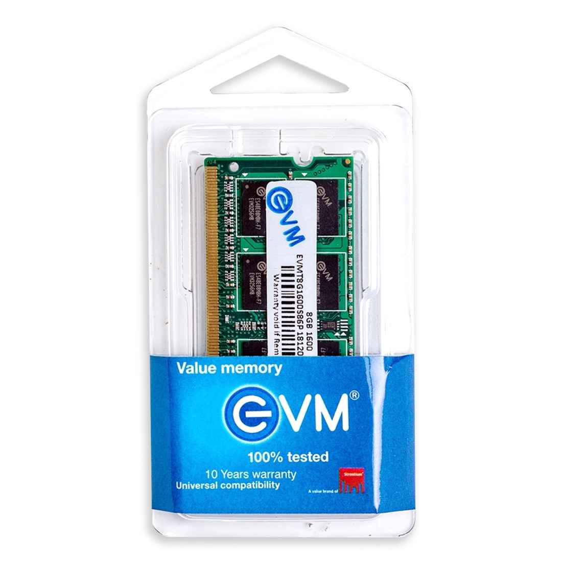 EVM LAPTOP DDR3 8GB 1600MHZ RAM (10YEAR)