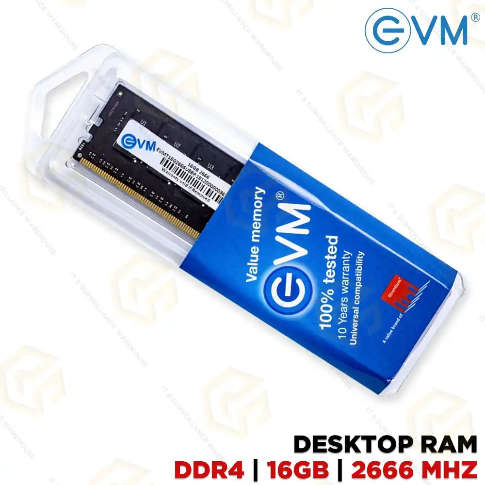 EVM PC DDR4 16GB 2666MHZ RAM (10 YEAR)
