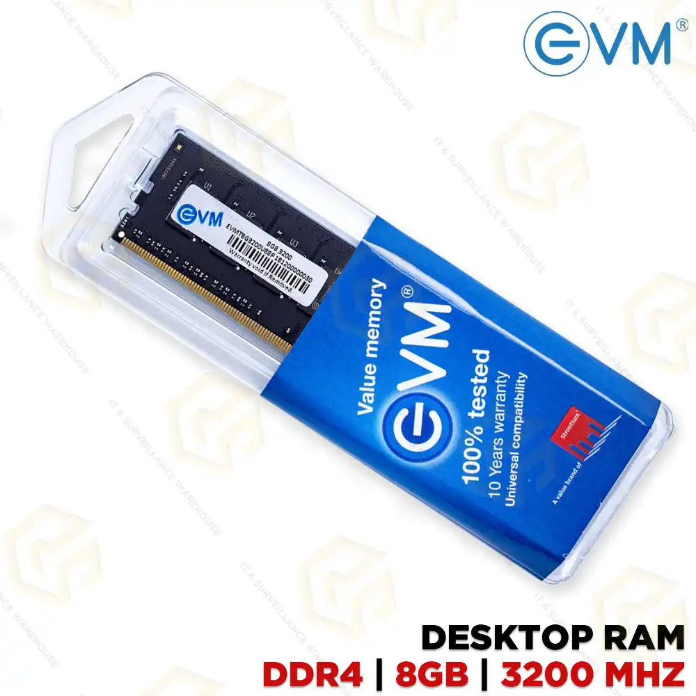 EVM PC DDR4 8GB 3200MHZ RAM (10YEAR)