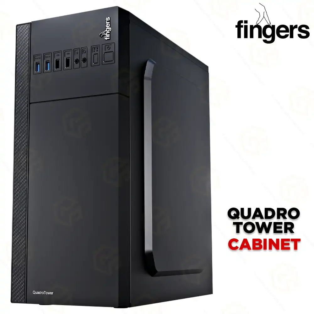 FINGERS QUADRO TOWER CABINET WITH POWER SUPPLY