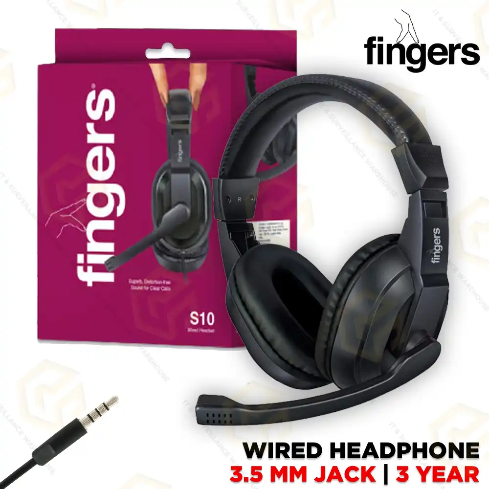 FINGERS S10 WIRED HEADPHONE