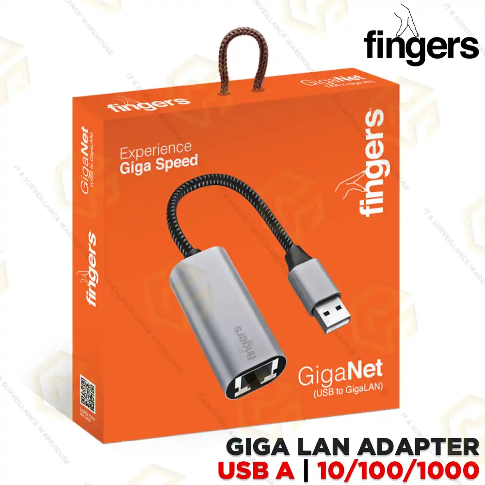 FINGRES USB TO GIGA LAN ETHERNET ADAPTER