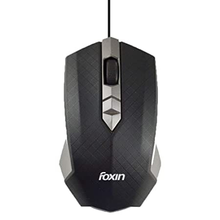 FOXIN USB WIRED MOUSE GREY