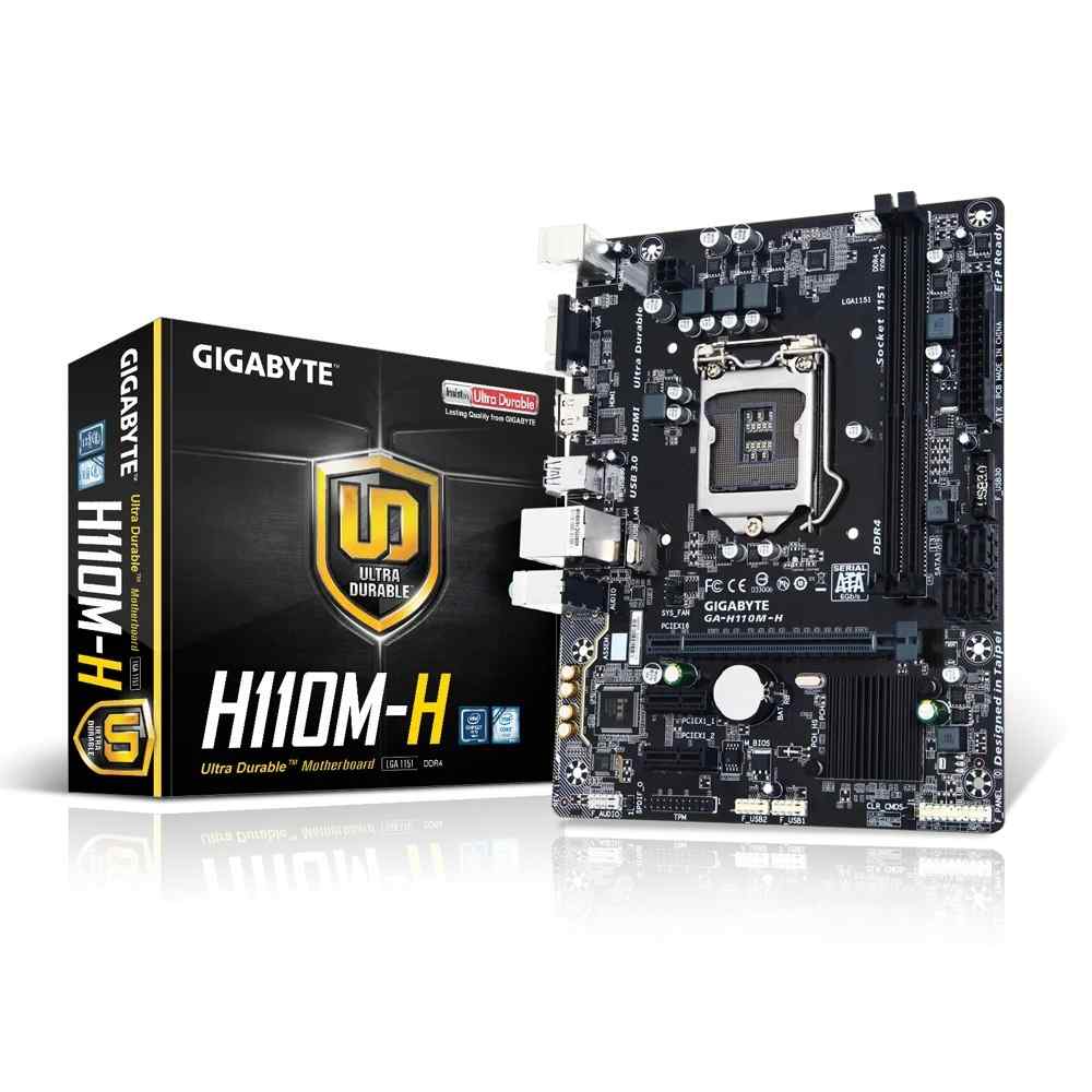 GIGABYTE H110M-H MOTHERBOARD | 6TH & 7TH GEN 3 YEARS