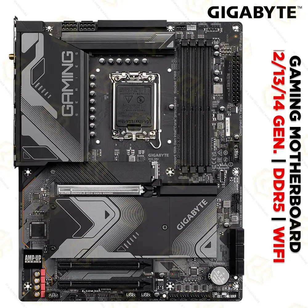 GIGABYTE Z790 GAMING X AX Wi-Fi DDR5 MOTHERBOARD (12/13/14TH GEN)