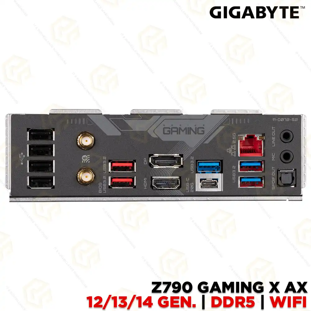 GIGABYTE Z790 GAMING X AX Wi-Fi DDR5 MOTHERBOARD (12/13/14TH GEN)