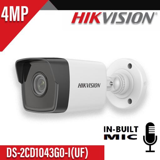 HIKVISION 1043G0E-IUF 4MP IP BULLET | AUDIO