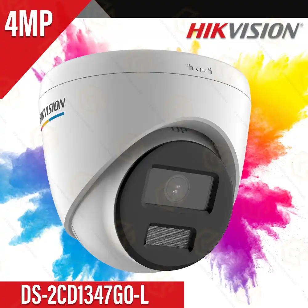 HIKVISION 1347G0-L COLOR 4MP IP DOME CAMERA