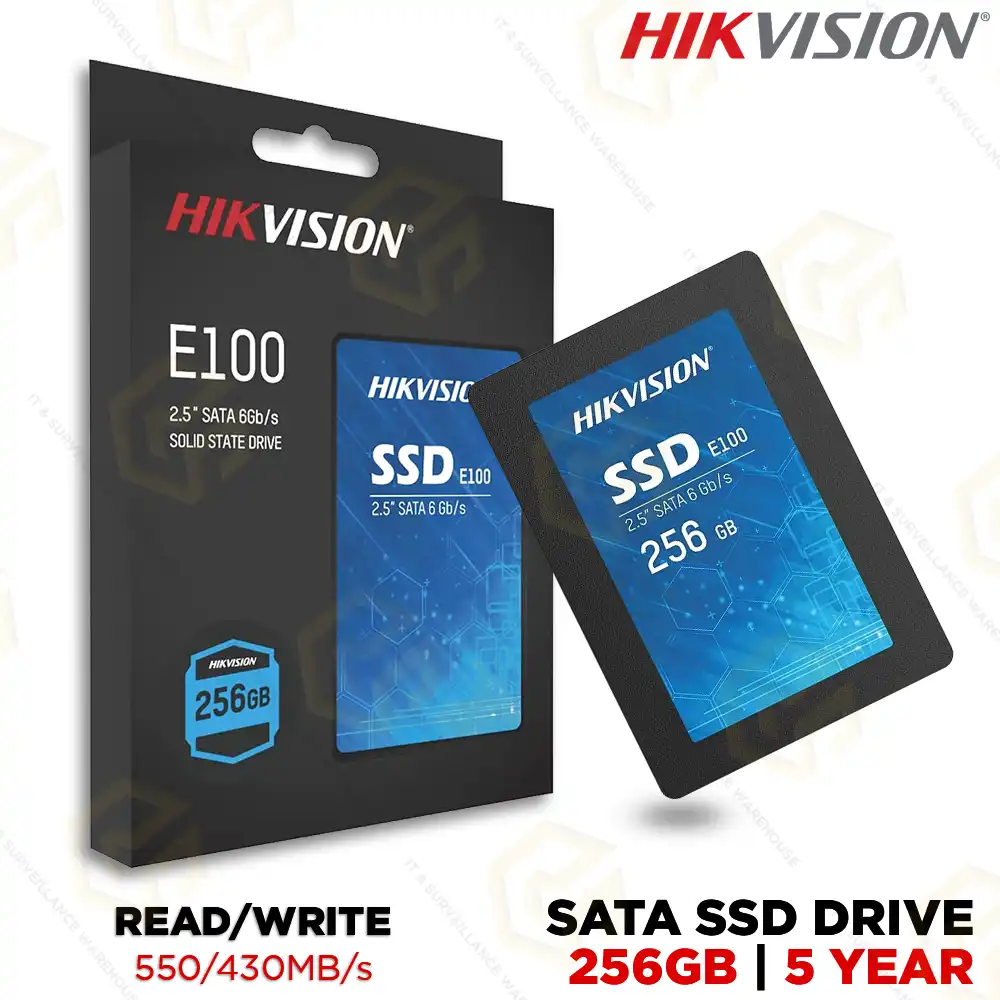 HIKVISION 256GB 2.5" SATA SSD (5YEAR)