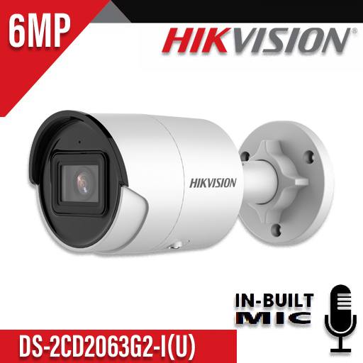 HIKVISION 2CD2063G2-IU 6MP IP AUDIO BULLET