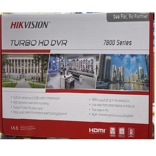 HIKVISION 7B04HUHI-K1 5MP 4CH HD DVR | 5MP LIVE & RECORD