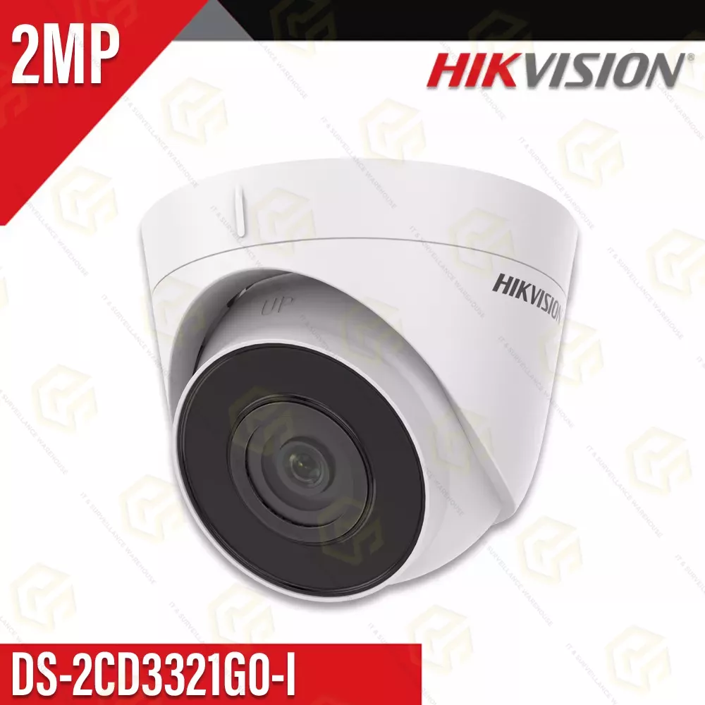 HIKVISION DS-2CD3321G0-I ULTRA SERIES 2MP IP DOME 4MM