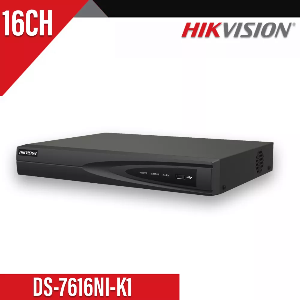 HIKVISION DS-7616NI-K1 16CH NVR | 160MBPS