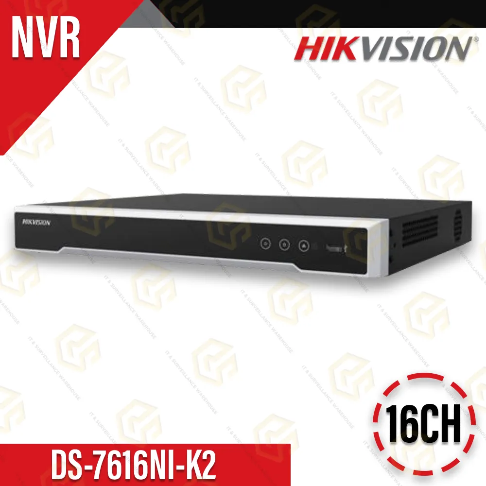 HIKVISION DS-7616NI-K2 16CH NVR 2-SATA 160MBPS