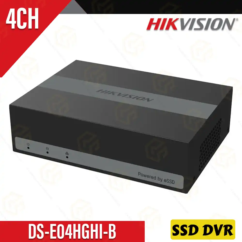HIKVISION E04HGI-B 4CH INBUILT 512GB SSD EDVR UPTO 2MP