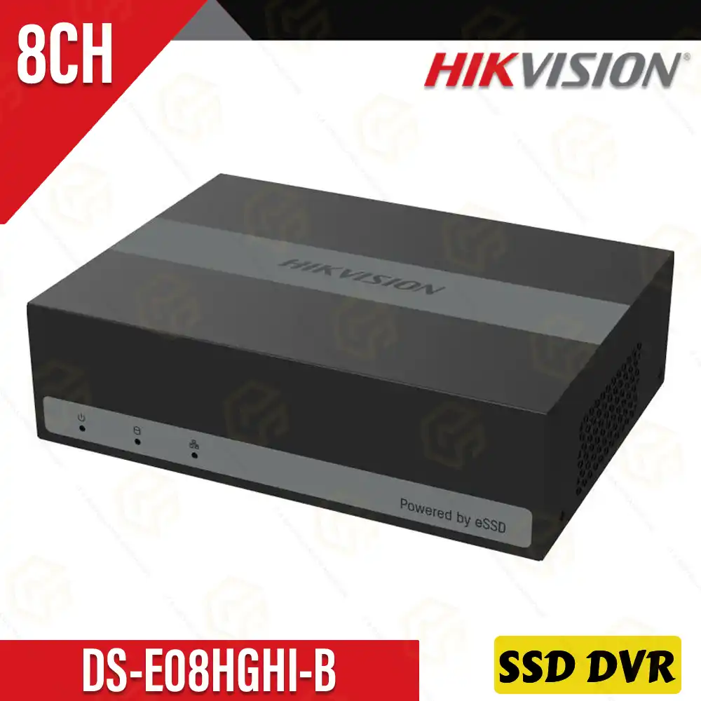 HIKVISION E08HGHI-B 8CH INBUILT 512GB SSD EDVR SUPPORT UPTO 2MP