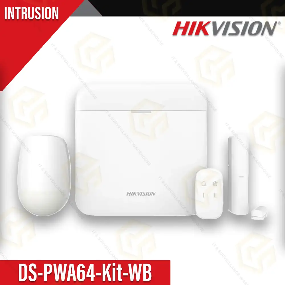 HIKVISION WIRELESS INTRUSION PWA64-KIT (IN-BUILT GSM DAILER)