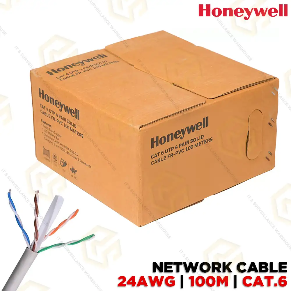 HONEYWELL CAT6 LAN CABLE 100MTR 24AWG
