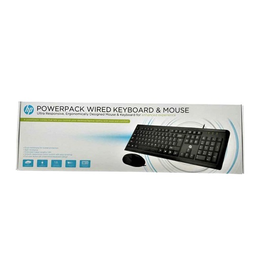 HP POWER PACK WIRED KEYBOARD COMBO #Y5G54PA | 3 YEAR