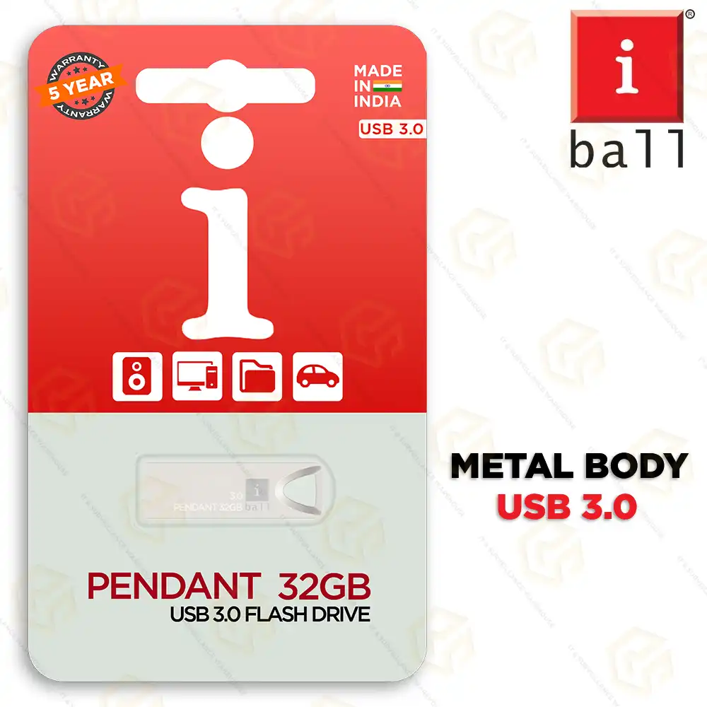 IBALL 32GB USB PEN DRIVE 3.0 I METAL BODY