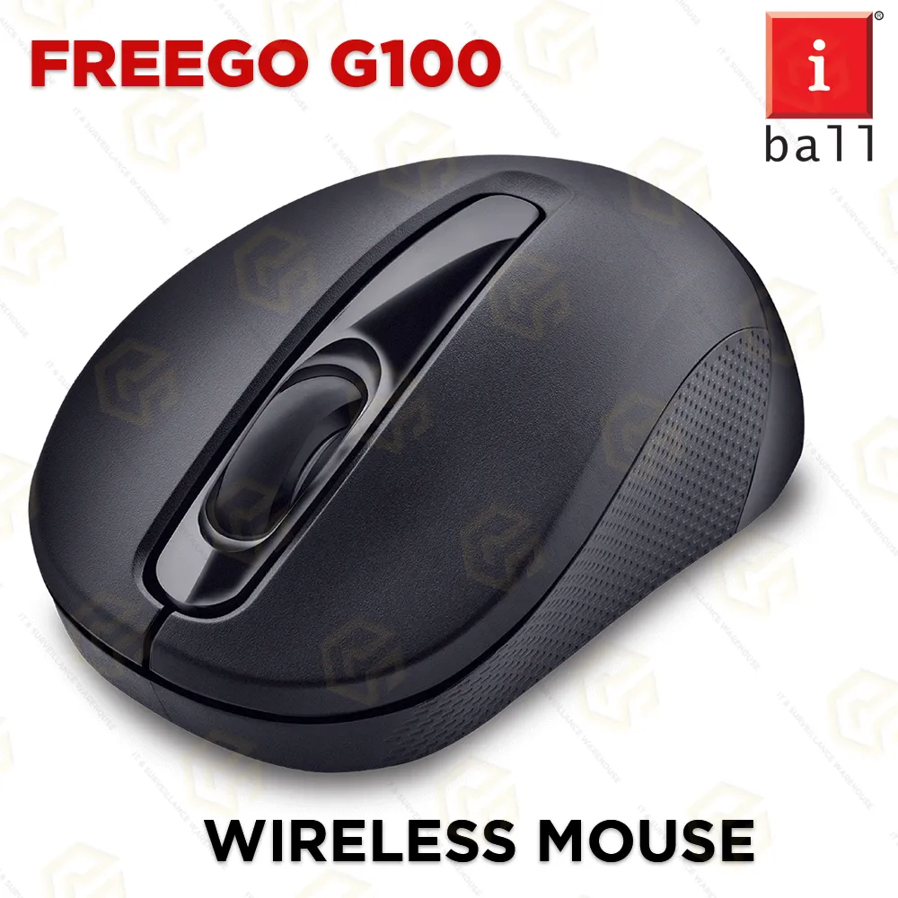 IBALL WIRELESS MOUSE FREEGO G100 BLACK