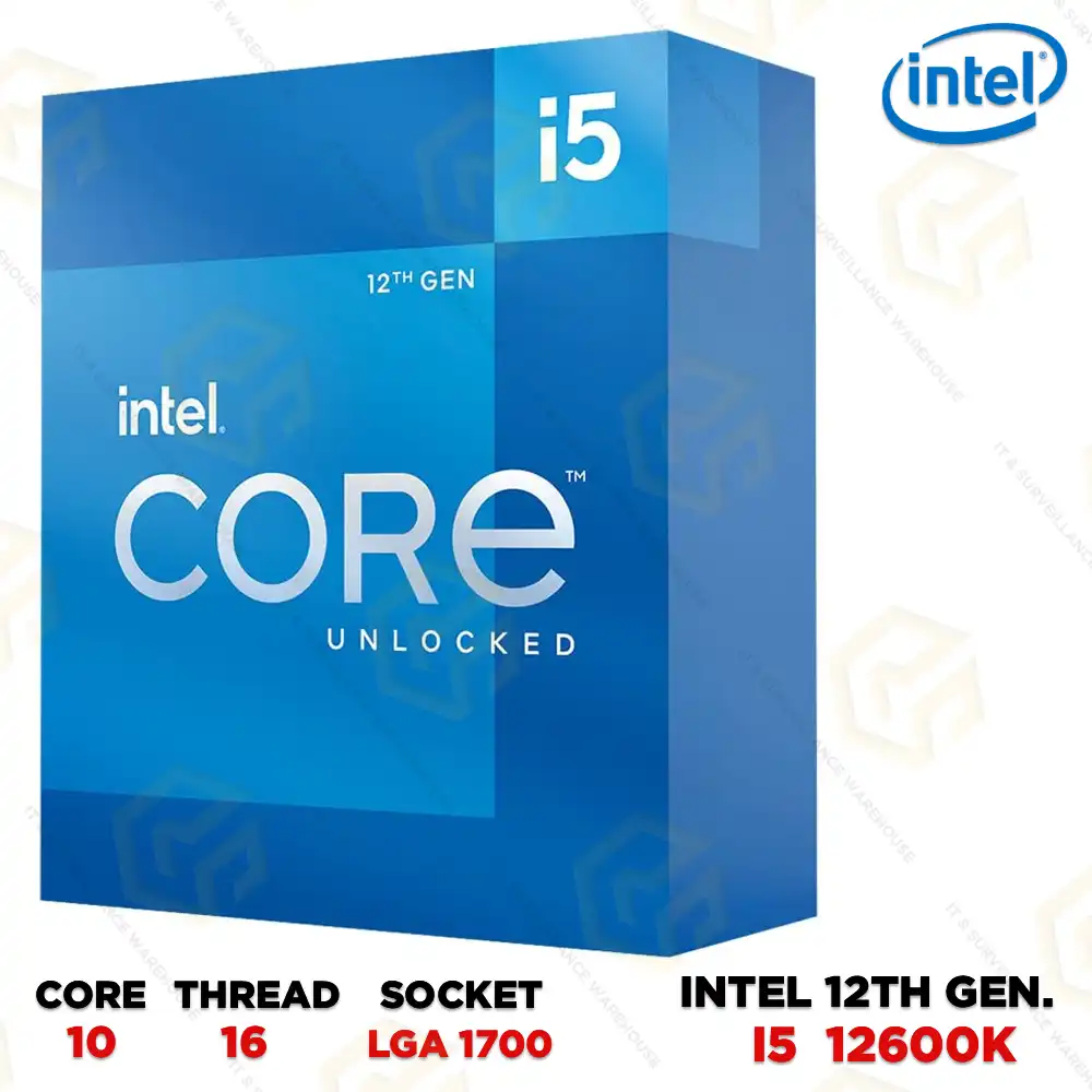 INTEL 12TH GEN CPU I5-12600K (INBUILT GRAPHIC)