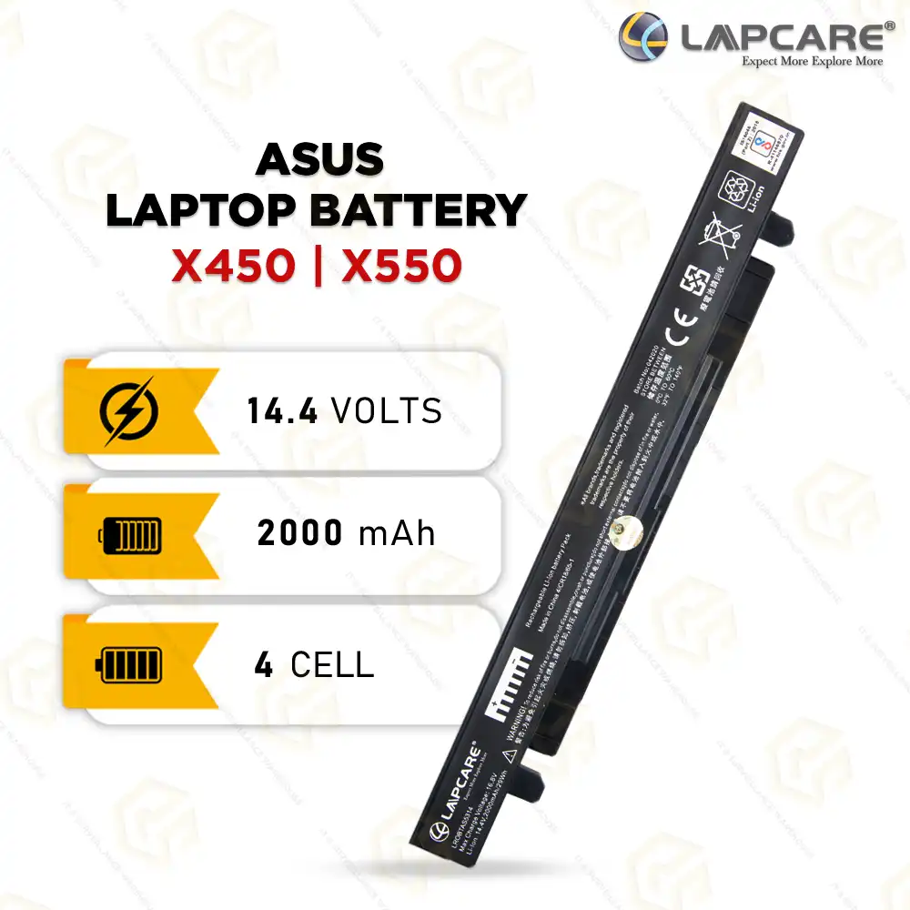 LAPCARE BATTERY FOR ASUS X450/X550