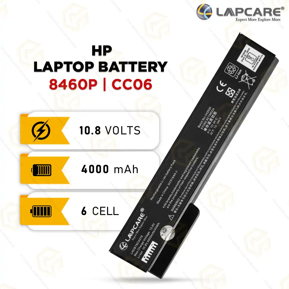 LAPCARE BATTERY FOR HP 8460P | CC06