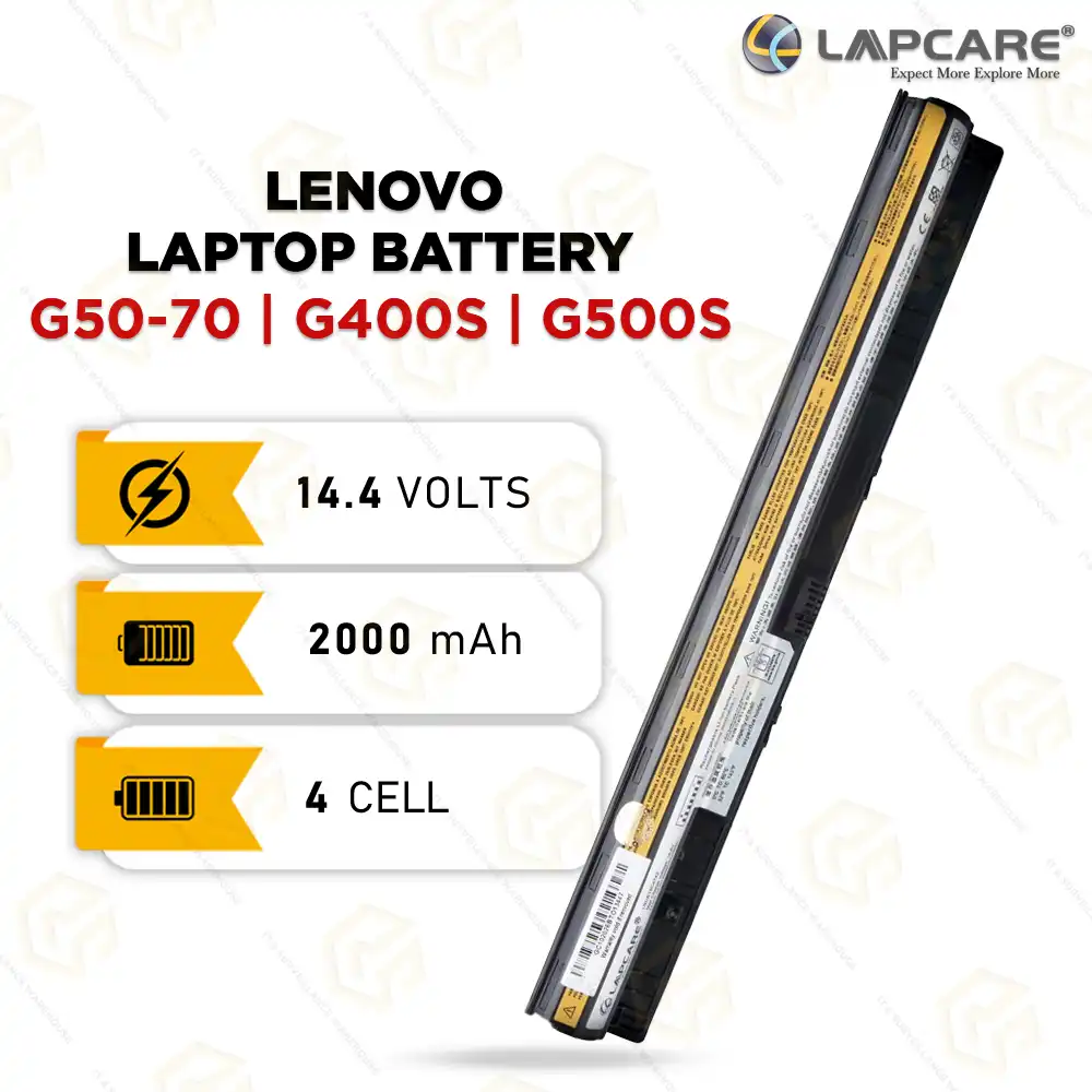 LAPCARE BATTERY LENOVO G400S | G500S | L12S4A02