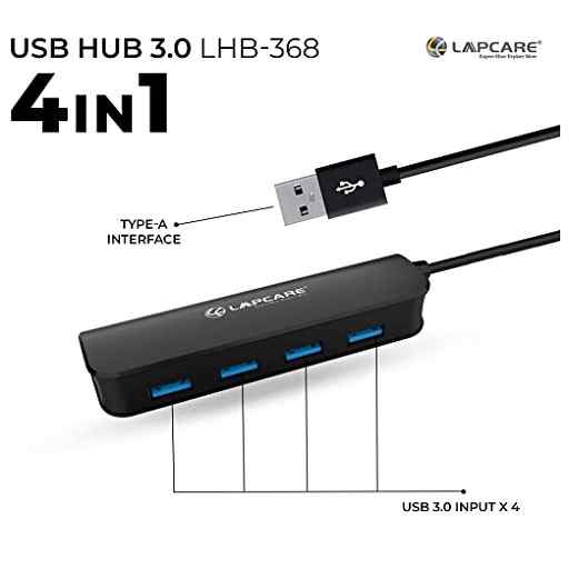 LAPCARE USB HUB 4 PORT 3.0