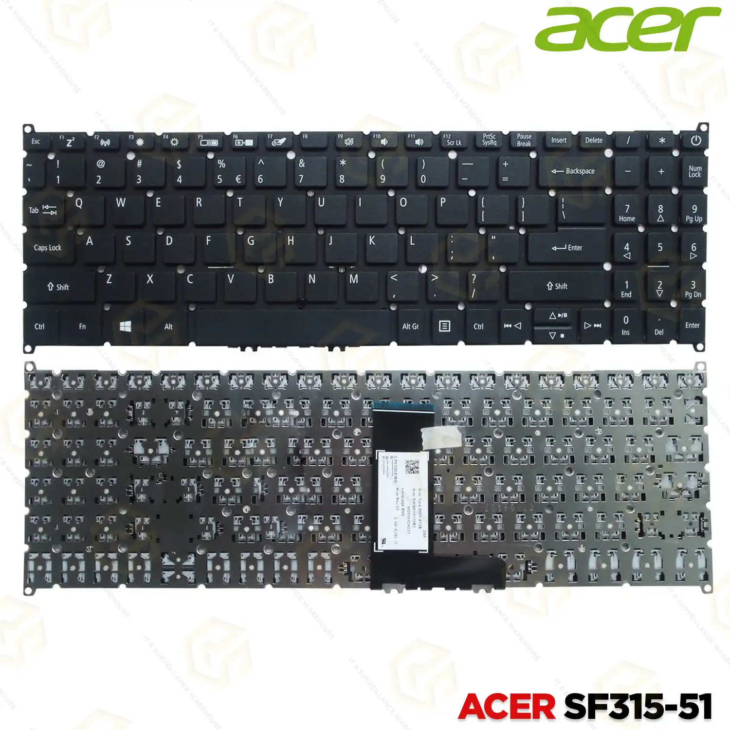 LAPTOP KEYBOARD FOR ACER SF315-51