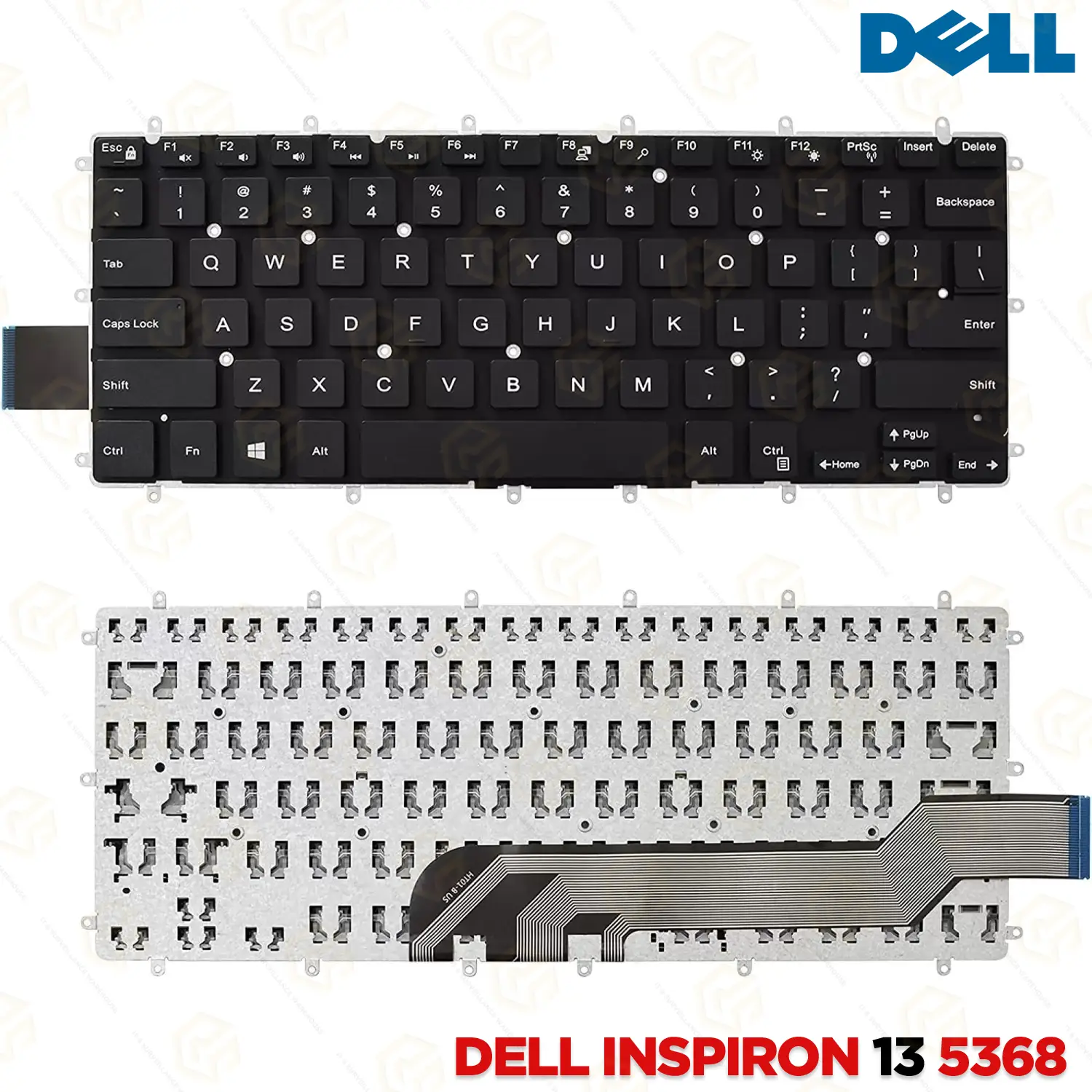 LAPTOP KEYBOARD FOR DELL INSPIRON 13 5368