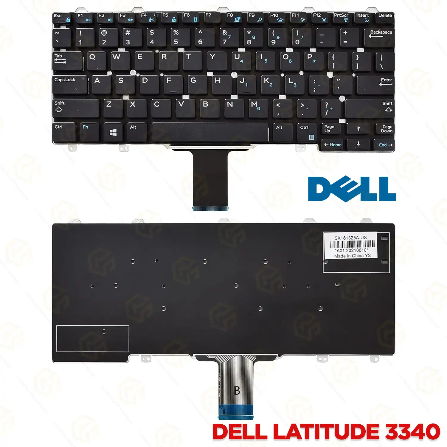 LAPTOP KEYBOARD FOR DELL LATITUDE 3340