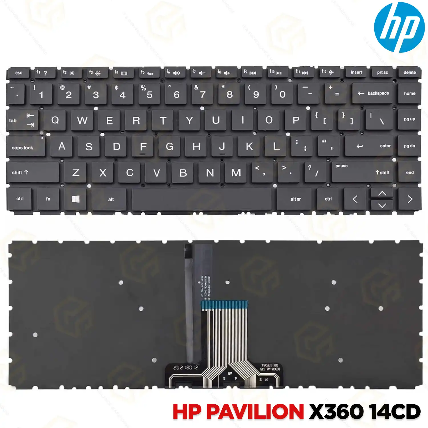 LAPTOP KEYBOARD FOR HP PAVILION X360 14CD