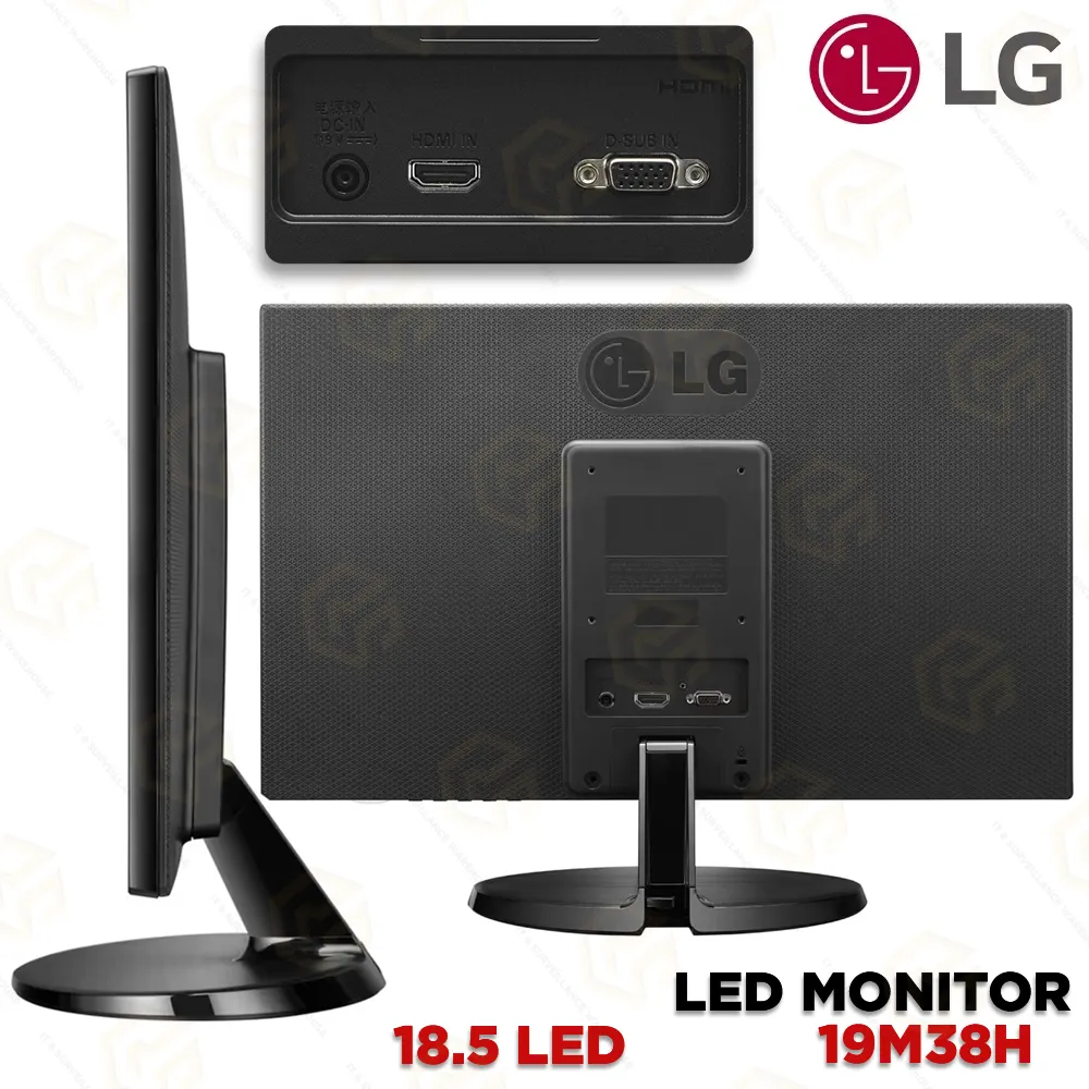 LG 19M38H LED MONITOR 18.5" HDMI | VGA (3YEAR)