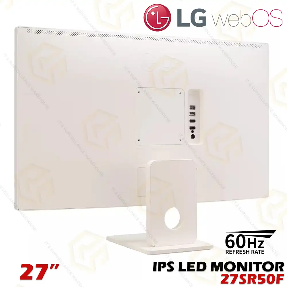 LG 27" 4K UHD IPS SMART MONITOR WITH WebOS 27SR50F