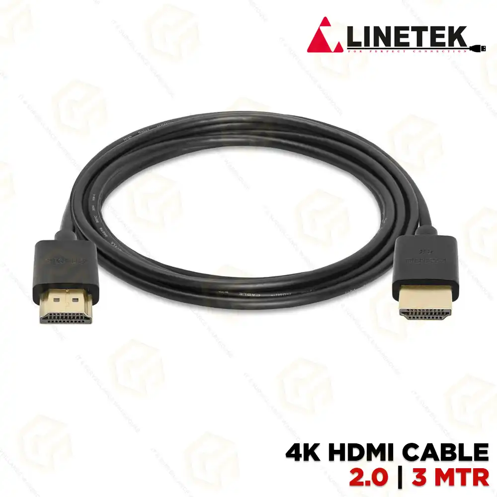 LINETEK 4K HDMI CABLE 2.0V 3MTR