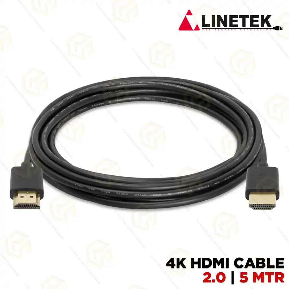 LINETEK 5MTR 4K HDMI CABLE V2.0 60HZ (POLY PACKING)
