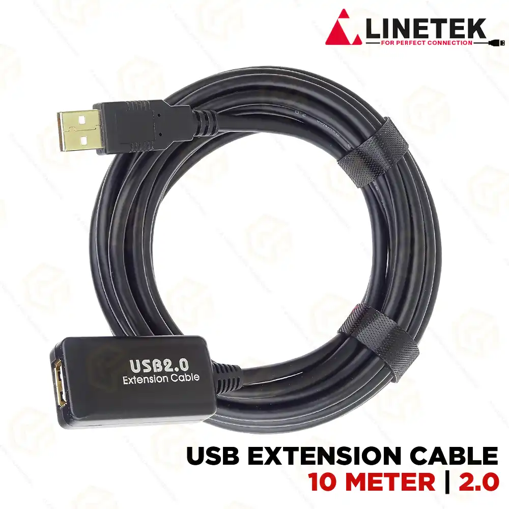 LINETEK LTK-USB 2.0 ACTIVE EXTENSION 10MTR CABLE