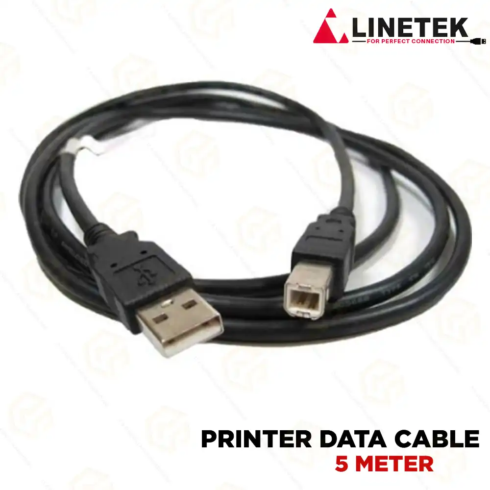LINETEK PRINTER USB CABLE 5MTR V2.0