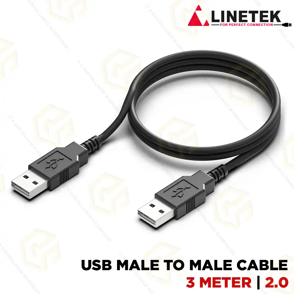 LINETEK USB TO USB 3MTR CABLE 2.0
