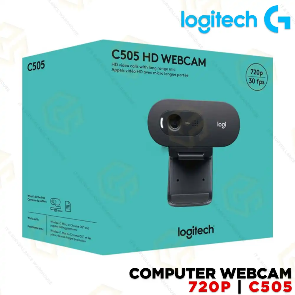 LOGITECH 720P HD WEBCAM C505