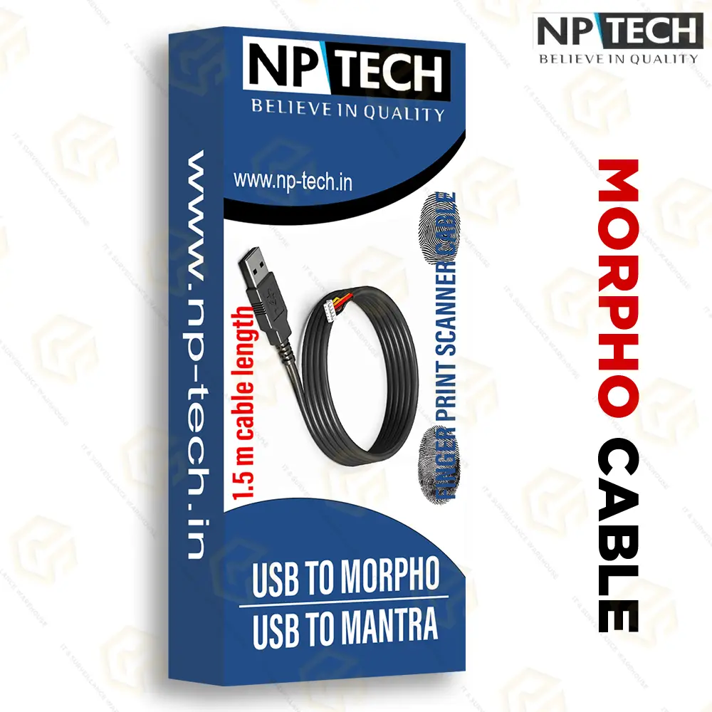 MORPHO CABLE FROM NPTECH 1.5MTR