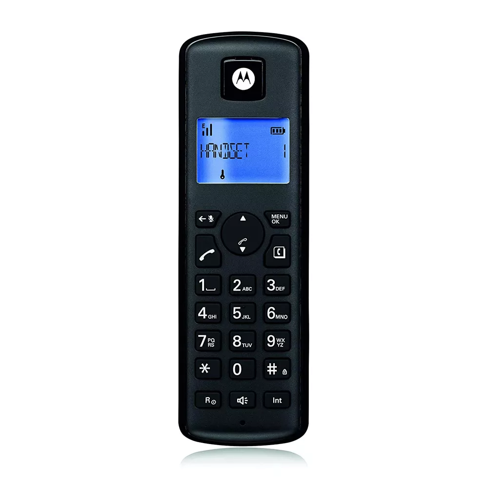 MOTOROLA T201( CORDLESS PHONE) BLACK