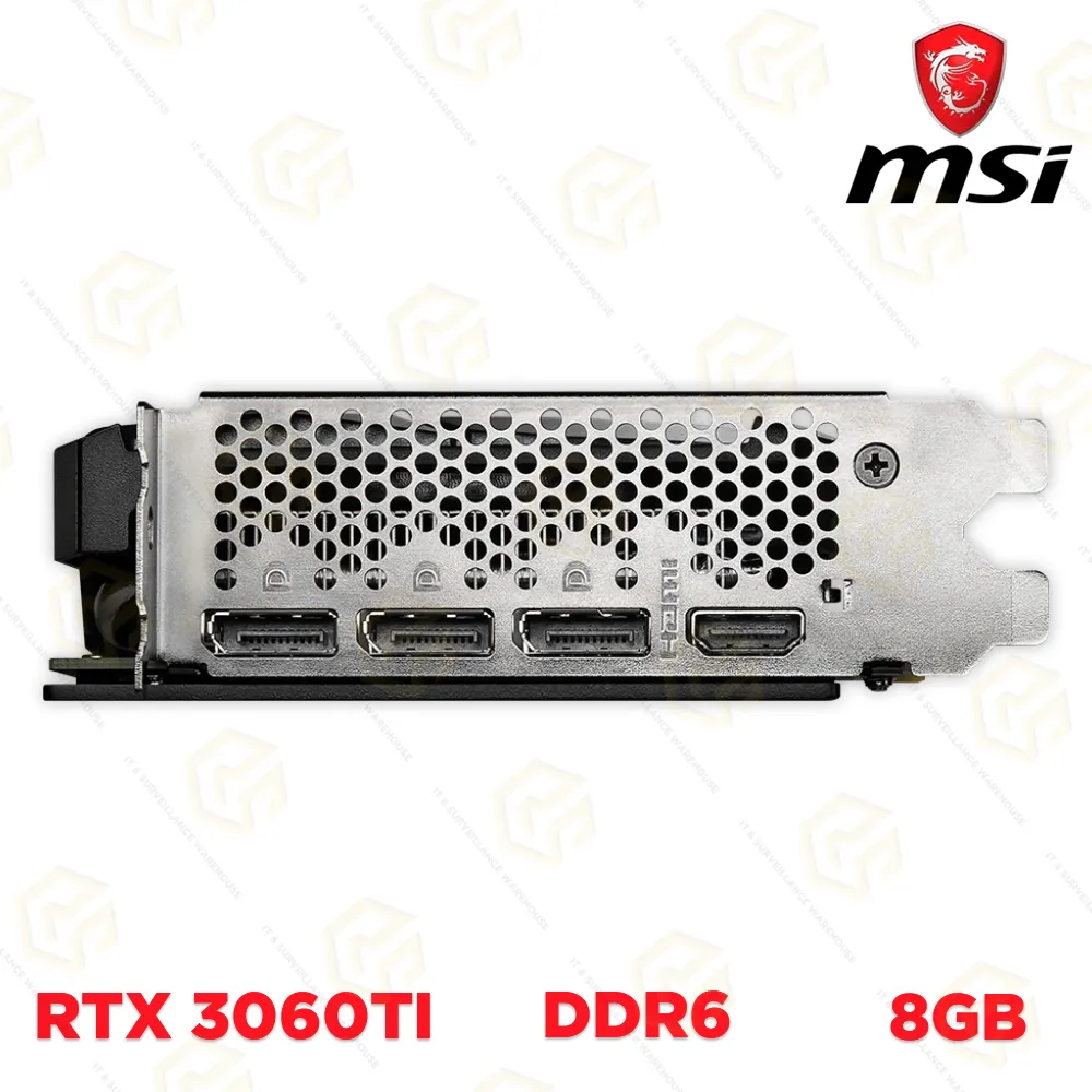 MSI RTX 3060 TI 8GB 2X GRAPHICS CARD