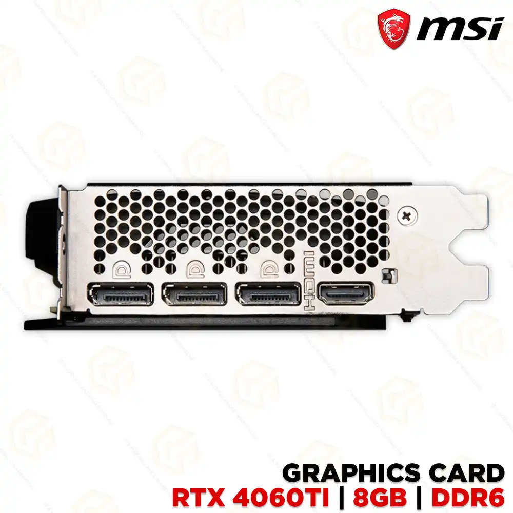 MSI RTX 4060TI VENTUS 2X BLACK 8GB DDR6 OC EDITION
