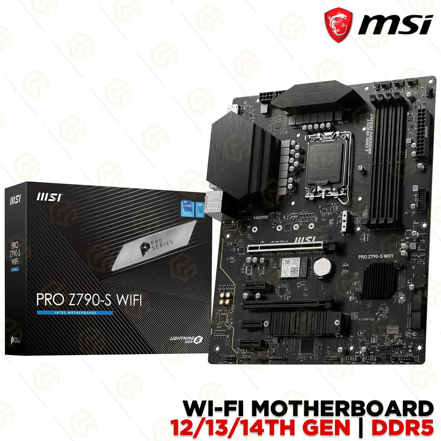 MSI Z790-S WIFI DDR5 MOTHERBOARD (12/13/14TH GEN)