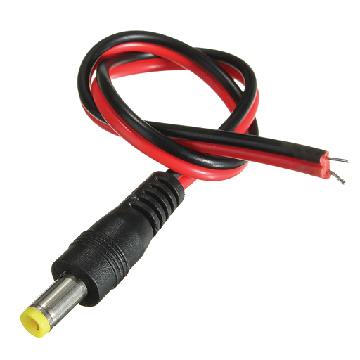 NP DC CONNECTOR WIRE RED & BLACK